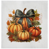 Pumpkins Thanksgiving Disposable Airlaid Buffet / Cocktail Napkin - Pack of 20