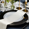 Icicles 9" and 7" Pearl Combo Disposable Party Plates for Weddings 24ct.