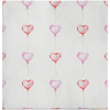 Heart Balloons Disposable Airlaid Buffet / Cocktail Napkin - Pack of 20