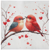 Love Birds Disposable Airlaid Buffet / Cocktail Napkin - Pack of 20