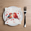 Love Birds Disposable Airlaid Buffet / Cocktail Napkin - Pack of 20
