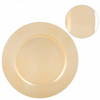 Gold Round 13"  Plastic Charger Party Plate | 1 Charger