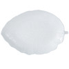 Elegant White Large Leaf 15.55 x 10.63" Plastic Charger Party Plate | 1 Charger