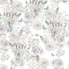 Winter Plush Floral Disposable Airlaid Buffet / Cocktail Napkin - Pack of 20