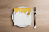 Altoona Design Honey Drip Disposable Airlaid Buffet / Cocktail Napkin - Pack of 20