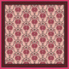 Batik Anaar 12.5" x 12.5" Square Charger Placemat Durable Heavyweight Paper Elegant Table Setting - 24 Count