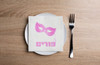 Purim Glow Disposable Airlaid Buffet / Cocktail Napkin - Pack of 20