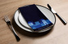 Passover Jerusalem Blue  Disposable Airlaid Buffet / Printed Guest Towel - Pack of 16