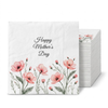 Happy Mother’s Day Luxury Linen-Feel Cocktail Napkins - Printed Airlaid Disposable Party Napkins, Soft & Elegant - 20 Pack