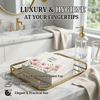 Happy Mother’s Day Luxury Linen-Feel Cocktail Napkins - Printed Airlaid Disposable Party Napkins, Soft & Elegant - 20 Pack