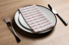Cottage Stripe Disposable Airlaid Buffet/Guest Towels, Soft Luxury Linen-Feel Napkins for Parties, Weddings & Events - 16 Pack