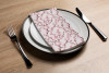 Cherry Blossoms II Disposable Airlaid Buffet/Guest Towels, Soft Luxury Linen-Feel Napkins for Parties, Weddings & Events - 16 Pack
