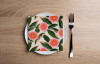 Tropics Disposable Airlaid Buffet/Cocktail Napkins, Soft Luxury Linen-Feel Napkins for Parties, Weddings & Events - 20 Pack