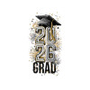 Graduation 2026 Cocktail Napkins - Premium Airlaid Linen-Feel Disposable Hand Towels for Graduation Party & Event - 20 Pack