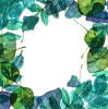 Translucent Leaves Disposable Square Chargers Table Mats Heavyweight Disposable Paper, Biodegradable, Heat Resistant Non Slip for Dining Kitchen Holiday Party Decor - 12.5 x 12.5 Inch, 24 Sheets