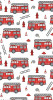 Altoona Design Fire Trucks Guest Towel Napkins - Premium Airlaid Linen-Feel Disposable Hand Towels for Birthday Party, Baby Shower & Event Decor - 16 Pack