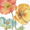 Boston International Spring Softies Cream Cocktail Napkins, Soft 3-Ply Floral Paper Beverage Napkins, Decorative Disposable Party Napkins for Drinks & Entertaining