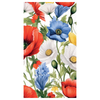 Boston International Summer Blossoms Guest Towels, Soft 3-Ply Floral Paper Hand Towels, Decorative Disposable Bathroom Napkins for Powder Rooms & Entertaining