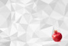 Jewish New Year Pixelated Pomegranate Disposable Placemats Heavyweight Disposable Paper, Heat Resistant Non Slip for Dining Kitchen Holiday Party Decor - 12.5 x 18.5 Inch, 24 Count