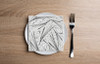 Altoona Design Hand Drawn Lulav & Esrog Cocktail Napkins Printed Airlaid Linen-Feel Disposable Hand Towels for Jewish New Year & Sukkos Holiday Party Buffet & Dinner
