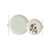 Earthtrends Sweet Life Design 8" x 10" Paper Dinner and Salad Plastic Party Plate