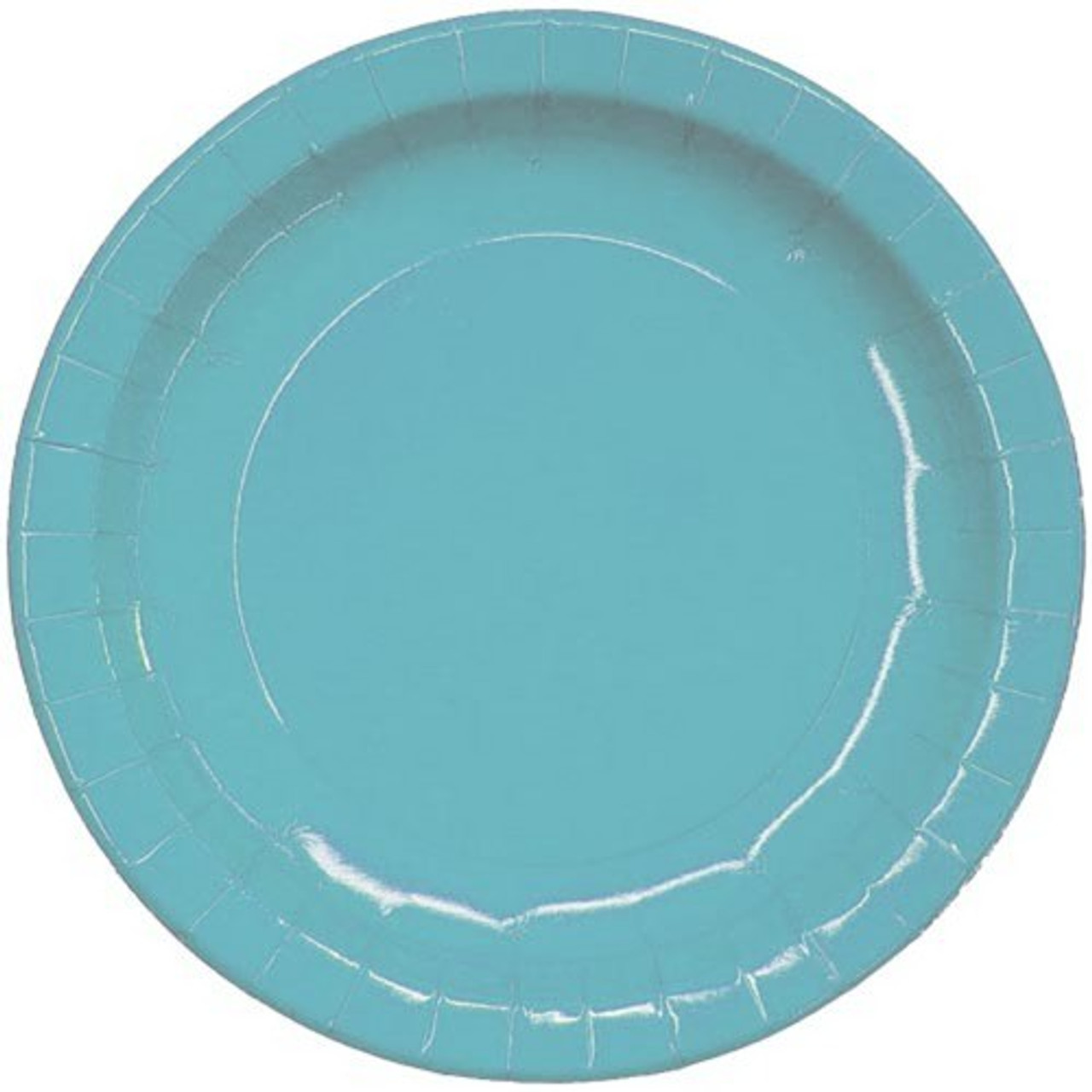 Light Blue 7 Salad / Dessert Paper Plate 16ct.