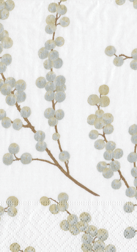 Caspari Berry Branches Guest Towels