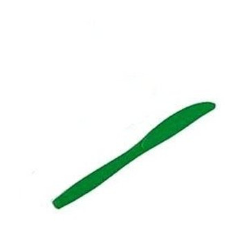 $1 Green Plastic Knives 24ct.