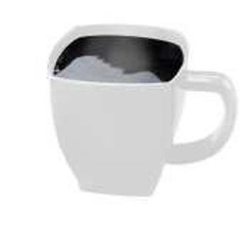 8oz. Square White Coffee Mug 8ct.