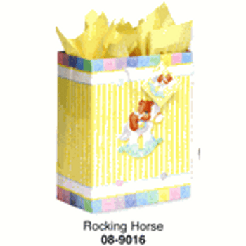 Baby Rocking Horse 3" x 4" Mini Favor Bags 18ct.