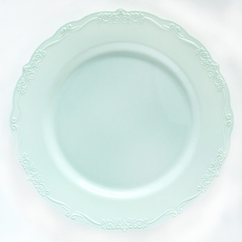 Casual Collection 7" Blue Plastic Salad Disposable Plates 10ct.