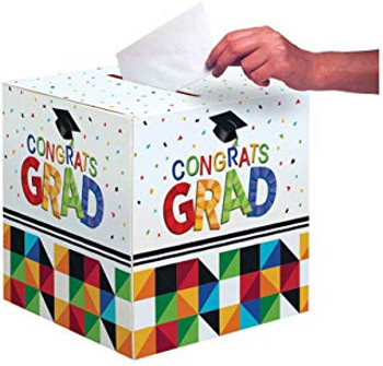 Graduation Party Card Holder Box, Fractal Fun