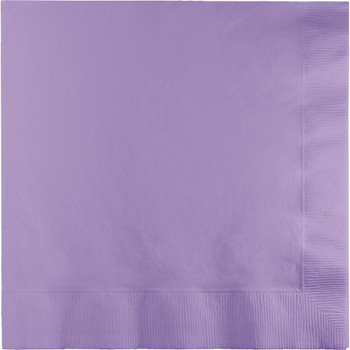 Lavender Paper Beverage Napkins 20ct.