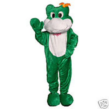 Plush Frog Adult Mascot Costume