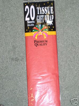 Red Gift Wrap 20 Sheets 20 x 26