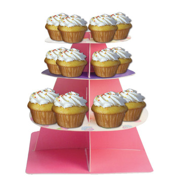 Tiered Cupcake Presentation Station Snack Server