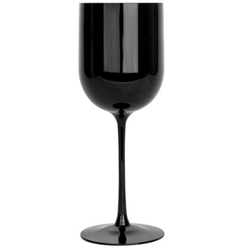 Wine Goblets Black 12oz Plastic Wedding 25ct.