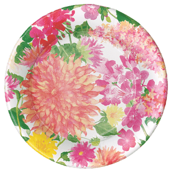 summer blooms 8" salad floral salad plates