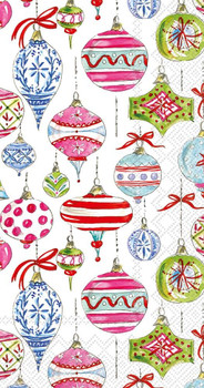 christmas ornament guest / buffet napkins