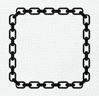Black Chain Disposable Airlaid Buffet / Cocktail Napkins - Pack of 20