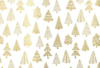 Spruced Up Placemat 12.5" x 18.5" Foil printed Durable Heavyweight Paper Elegant Table Setting