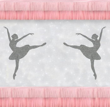 Ballet Matinee Charger Placemat 12.5" x 12.5" Durable Heavyweight Paper Elegant Table Setting - 24 Count