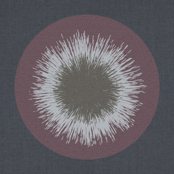 Burst Mauve Charger Placemat 14" x 14" Durable Heavyweight Paper Elegant Table Setting - 12 Count Per Pack