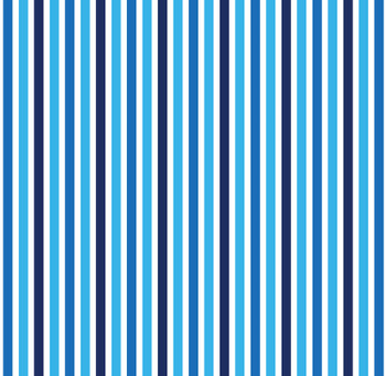 Candy Blue Stripe Placemat 12.5" x 12.5" Durable Heavyweight Paper Elegant Table Setting - 24 Count