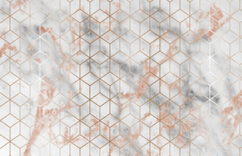 Cararra Rose Placemat 12.5" x 18.5" Durable Heavyweight Paper Elegant Table Setting - 24 Count