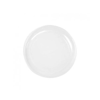 6" White Elegant Disposable Tableware Plastic Party Plates