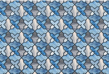 Classy Glassy 12.5" x 18.5" Durable Heavyweight Paper Placemat Elegant Table Setting - 24 Count