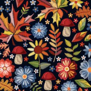 Autumn Assortment Disposable Airlaid Buffet / Cocktail Napkin - Pack of 20