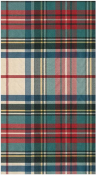 Dress Stewart Tartan Disposable Airlaid Buffet Guest Towel