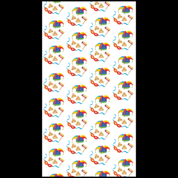 Purim Elements Disposable Airlaid Buffet / Printed Guest Towel - Pack of 16